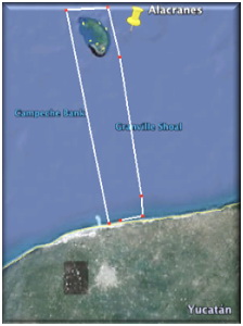 Yucatán hasta arrecife Alacranes y Chicxulub, Caribe México"></p>velero desde Puerto Aventuras hasta arrecife Alacranes y Tulum, costa caribeña México charter">Paseo hasta el arrecife Alacranes&nbsp;desde Cancun<p><img src="images/mapa-pa-atardecer.jpg