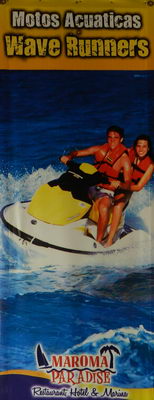 Moto acuática en Maroma