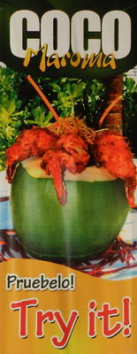 Restaurante de playa en Maroma