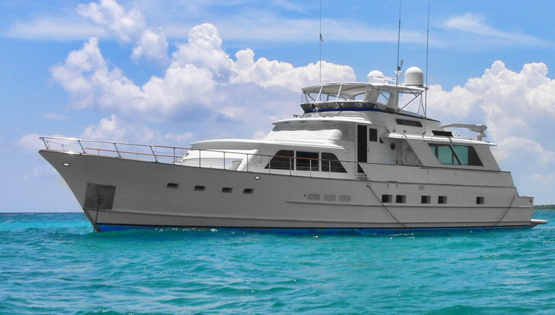 yacht charter at Puerto Aventuras marina, Riviera Maya