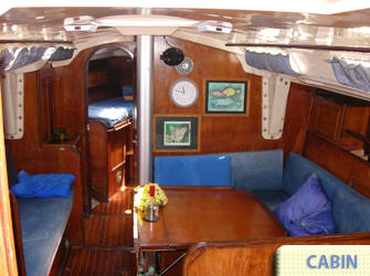 Private 36 ft sailboat sailing along Cancun coast, group charter tour to Isla Mujeres Caribbean Mexico